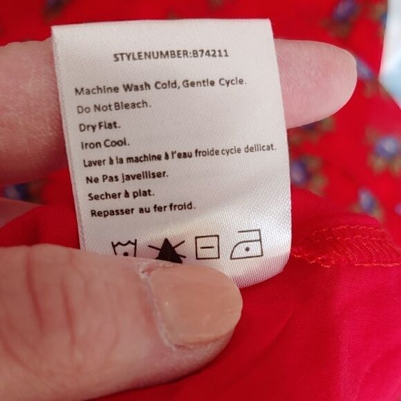 Gorgeous floral print peasant dress medium - Picture 14 of 14